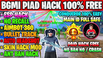 BGMI HACK 4.1 | BGMI 4.1 MOD APK | BGMI ESP HACK | BGMI NEW HACK TODAY | HOW TO HACK BGMI HACK