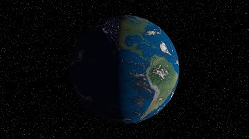 Povray-Animation - Planet Earth