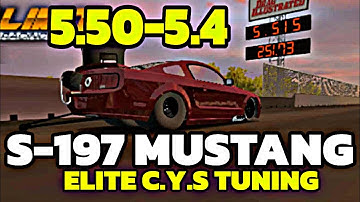 5.4 S-197 Mustang Tune! No Limit Drag Racing 2. 