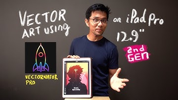 Vector art on iPad pro 12.9" 2nd gen. Let