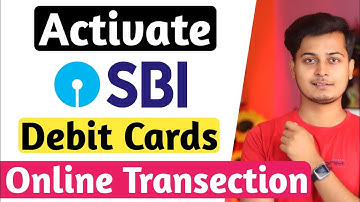 How to Activate SBI Debit Card For Online transaction at Ecommerce website 2023 [Hindi]