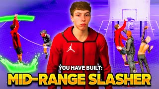 BEST MID-RANGE SLASHER Build on NBA 2K21! RARE GAMEBREAKING Shooting Slasher Build! screenshot 4