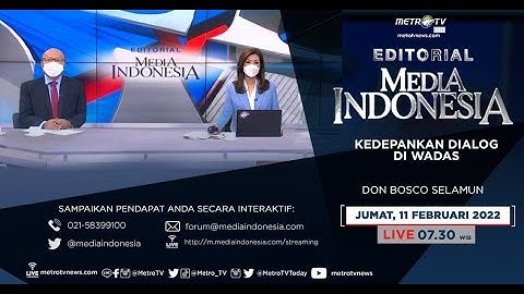 Bedah Editorial MI - Kedepankan Dialog di Wadas