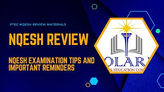 NQESH Review  PTEC NQESH Tips and Reminders
