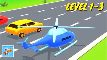 Shape-Shifting Game - All Levels Gameplay Android,ios ( Level 1 to 3 )