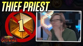 Another Day Another #1 Legend EZ (stressful) Game  - Thief Priest | Savjz Hearthstone