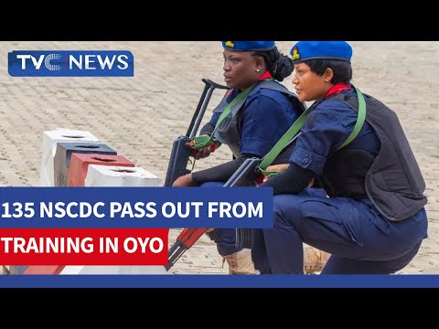 135 NSCDC Recruits Pass Out From Training Camp in Oyo