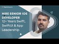 Hire Senior iOS Developer | 12+ Years Swift, SwiftUI &amp; App Leadership