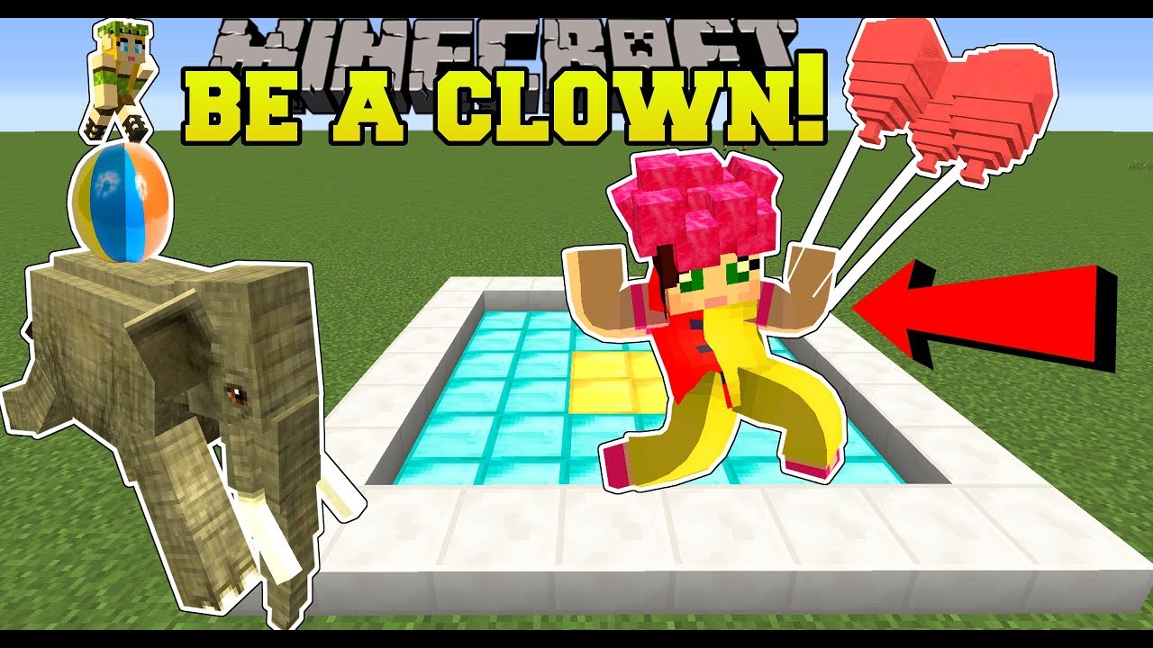 Minecraft Going To Clown School Clown Training School Custom