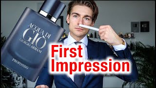 First Impression Acqua di Gio PROFONDO