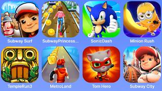 Subway Surf, Subway Princess, Sonic Dash, Minion Rush, Temple Run 3, MetroLand, Tom Hero, Subway Cit screenshot 5