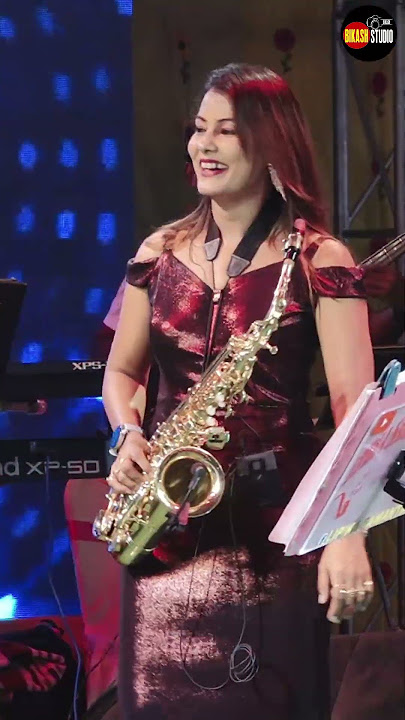 Saxophonist Lipika Samanta || Song - Tamma Tamma Loge || Saxophone Queen Lipika || Bikash Studio
