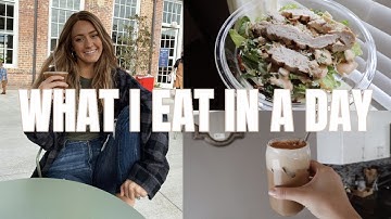 WHAT I EAT IN A DAY: quick, healthy meals from Trader Joes!