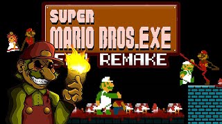 Super Mario Bros.EXE (Mario.EXE Fan Remake) - Full Gameplay