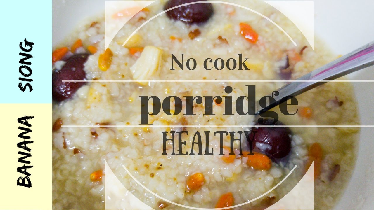 No cook healthy porridge with thermos 