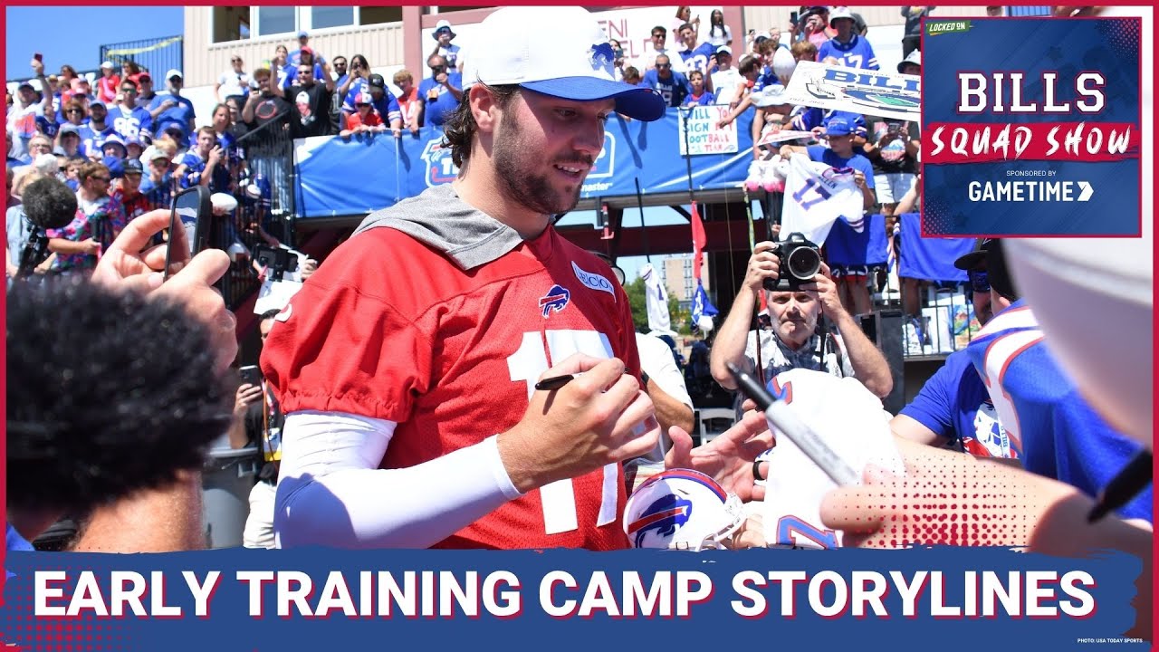 BILLS SQUAD SHOW: Training Camp Storylines After Two Practices | Uniform Insider Offers Insight