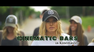How to make black bar open cinematic effect in Kinemaster