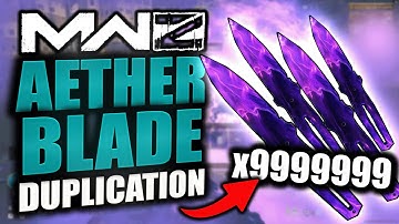 MW3 Zombies: AETHER BLADE DUPLICATION GLITCH