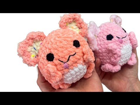 How To Crochet Axolotl Part 1 / Step By Step crochet plush atolotl tutorial
