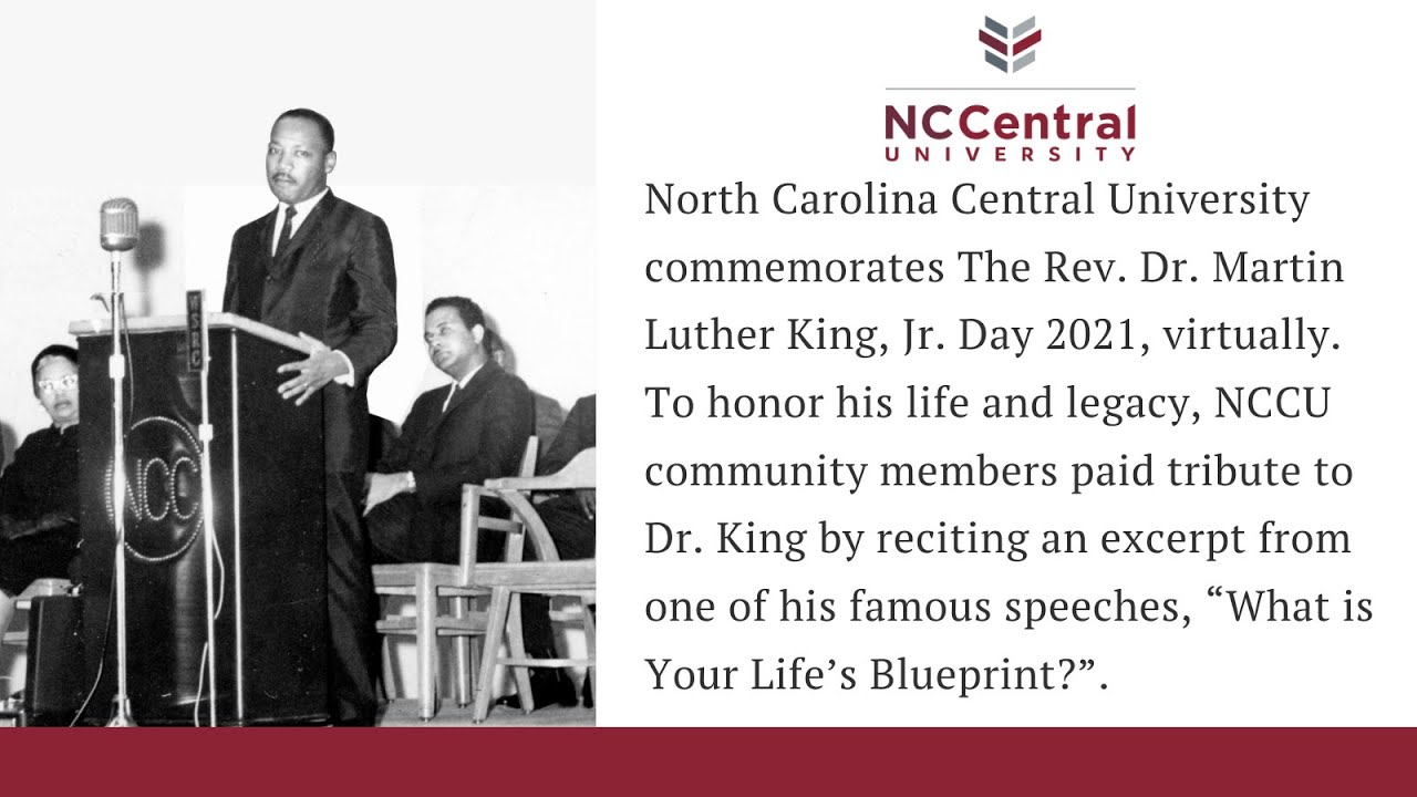 NCCU Honors The Legacy of The Rev. Dr. Martin Luther King, Jr. YouTube