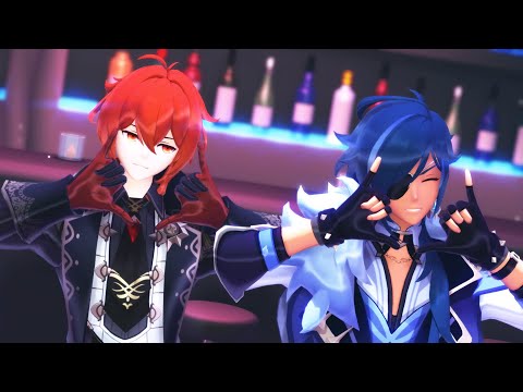 【原神 / Genshin Impact MMD】p.h.【ディルック + ガイア |Diluc,Kaeya】