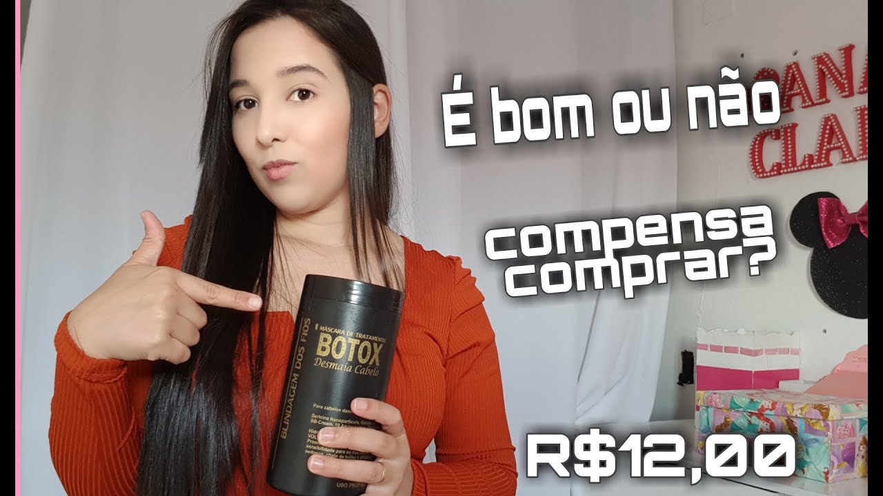 Testei botox capilar da shoppe! Resenha.