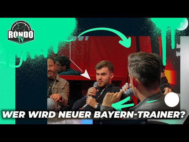 Talk mit  @ManuThiele  -  Wer wird neuer Bayern-Trainer? RondoTV live auf der OMR class=
