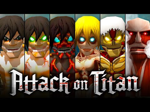 เกม ไทั น  2022  ไททันทั้งหมดในเกม Attack on Titan Tribute Game