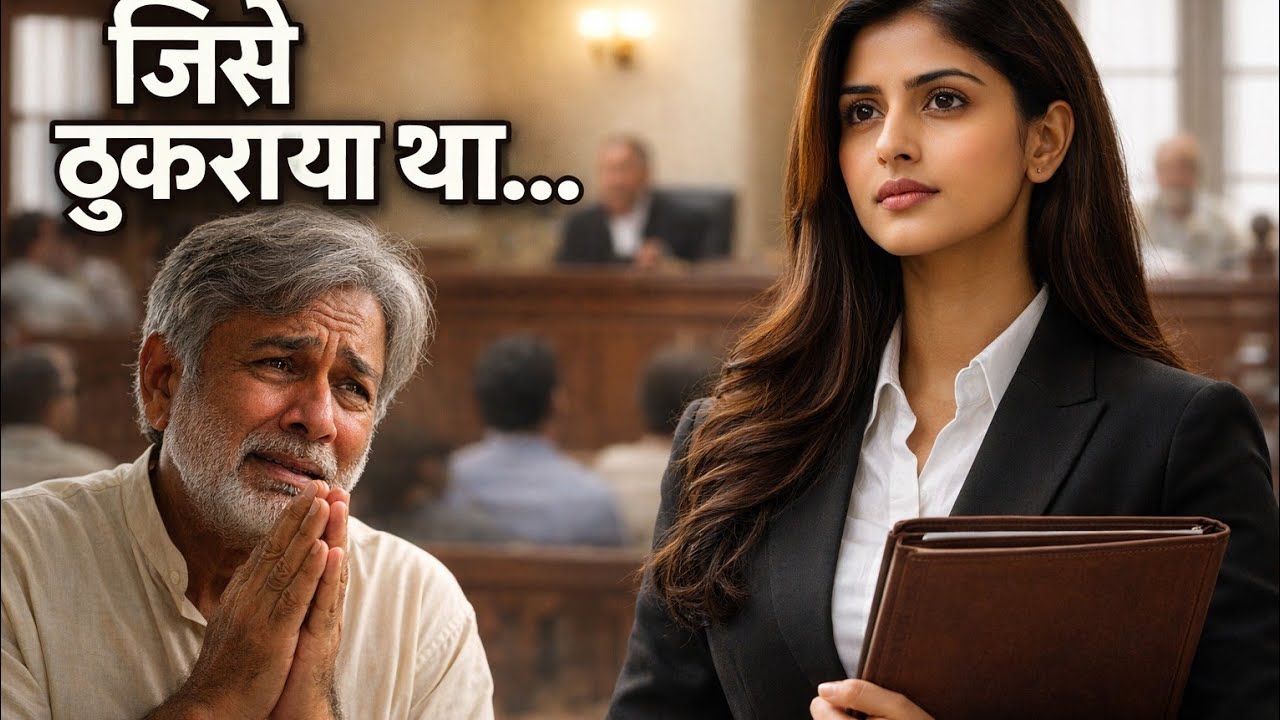 जिस बेटी को घर से निकाल दिया था… वही 8 साल बाद कोर्ट में बनी पिता की आख़िरी उम्मीद!