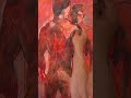 Drawing Of Two Naked Homosexual Men In Oil Pastels GAY ART 