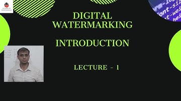 Digital Watermarking  - Introduction