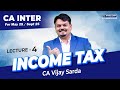 CA Inter Direct Tax Lecture 4 (Part II) | For May/Sept'25 Exam | By Vijay Sarda |CA Classes In Hindi