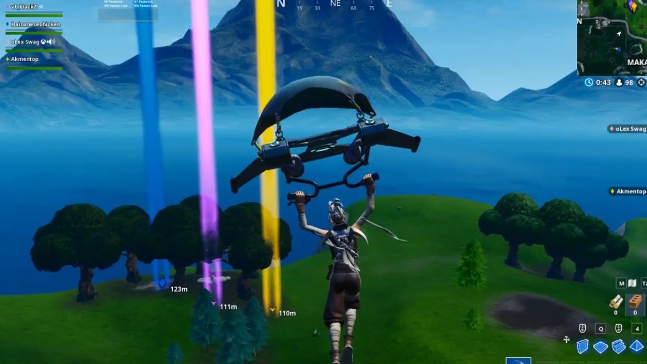 Fortnite Fortbyte #82 Location - Accessible by solving the pressure plate puzzle NW of The Block