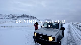 Driving In Iceland During Winter
