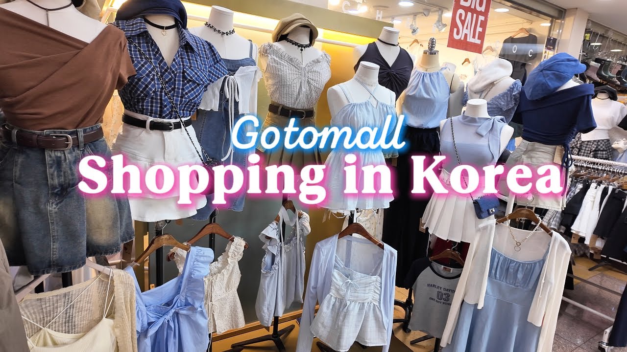 Gotomall 2025 Summer Fashion Haul | Shopping in Korea | Cheapest Underground Shopping mall