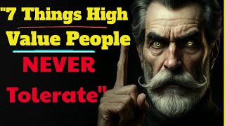 "Wise People NEVER Accept These 7 Things! Net Worth