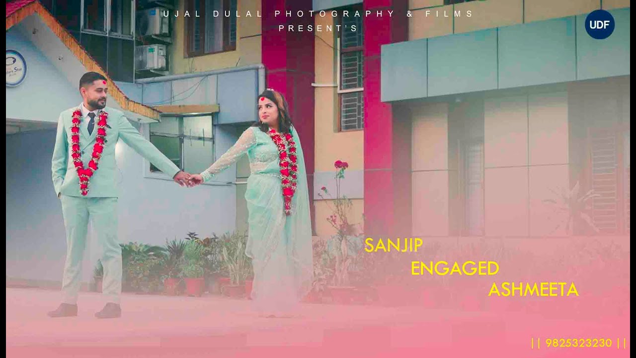 SANJIP & ASHMEETA ENGAGMENT HIGHLIGHTS || UJAL DULAL FILMS ||