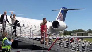 Prescott Regional Airport - United Express inaugural flight