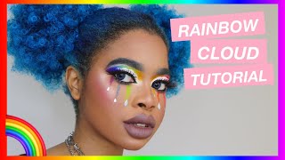 Rainbow Cloud Makeup Tutorial 🌈☁️💦