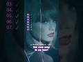 Taylor Swift's 2014 Songs: How Many Do You Know? #shorts #taylorswift