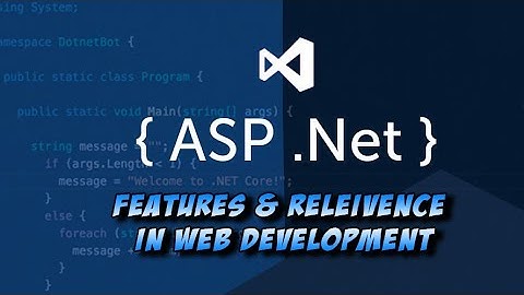 Getting Started with ASP.Net 2023: Tutorial for Beginners in Hindi | Features & Benefits | Part 1