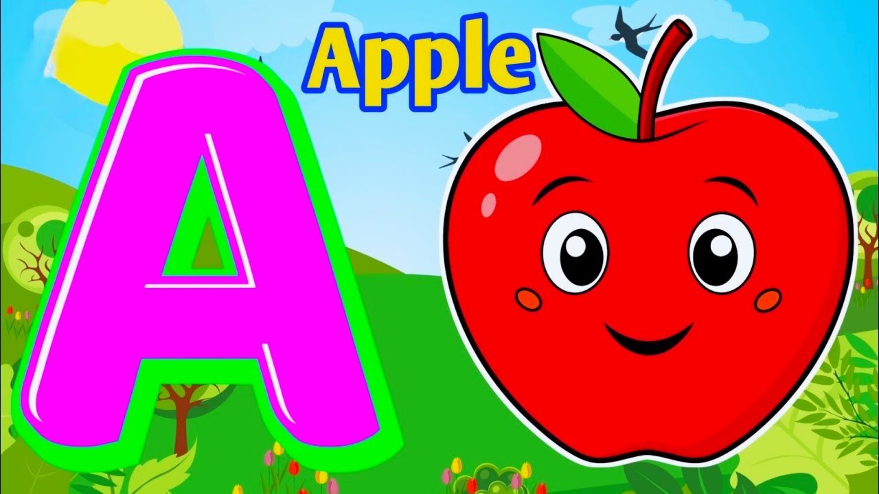ABC Rhymes for Toddlers |A to Z ABC Phonics Song for Kids | Phonics Fun with A for Apple 