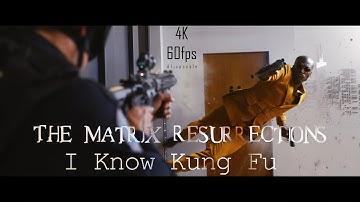 The Matrix Resurrections – I Know Kung Fu behind the scenes – 4K+60FPS AI upscale