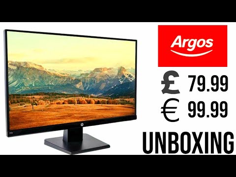 Hp 24W Display Monitor Unboxing Argos 2019