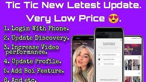 Tic Tic App Latest Update in 2021 || Make App Like Tik Tok in Android Studio Source code.