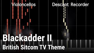 Theme from Blackadder II - Full score visualization