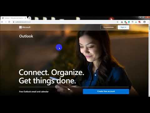 How to use Microsoft  outlook email service