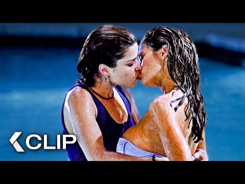 Kelly And Suzie S HOT Pool Kiss Scene WILD THINGS Clip Denise Richards