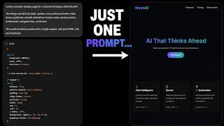 I Let AI Build a Website (with just one prompt)