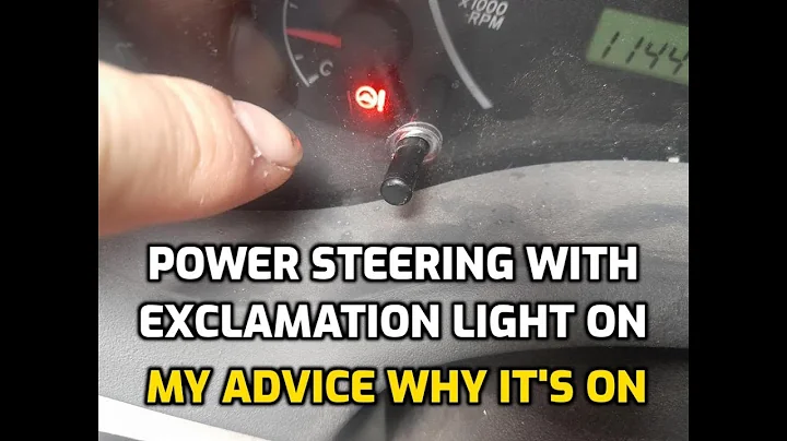 POWER STEERING SYSTEM WARNING LIGHT WITH EXCLAMATION POINT ON (HERE THE REASONS WHY)
